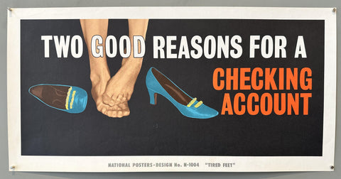 Link to  National Posters 'Tired Feet' PosterUSA, c. 1950s  Product