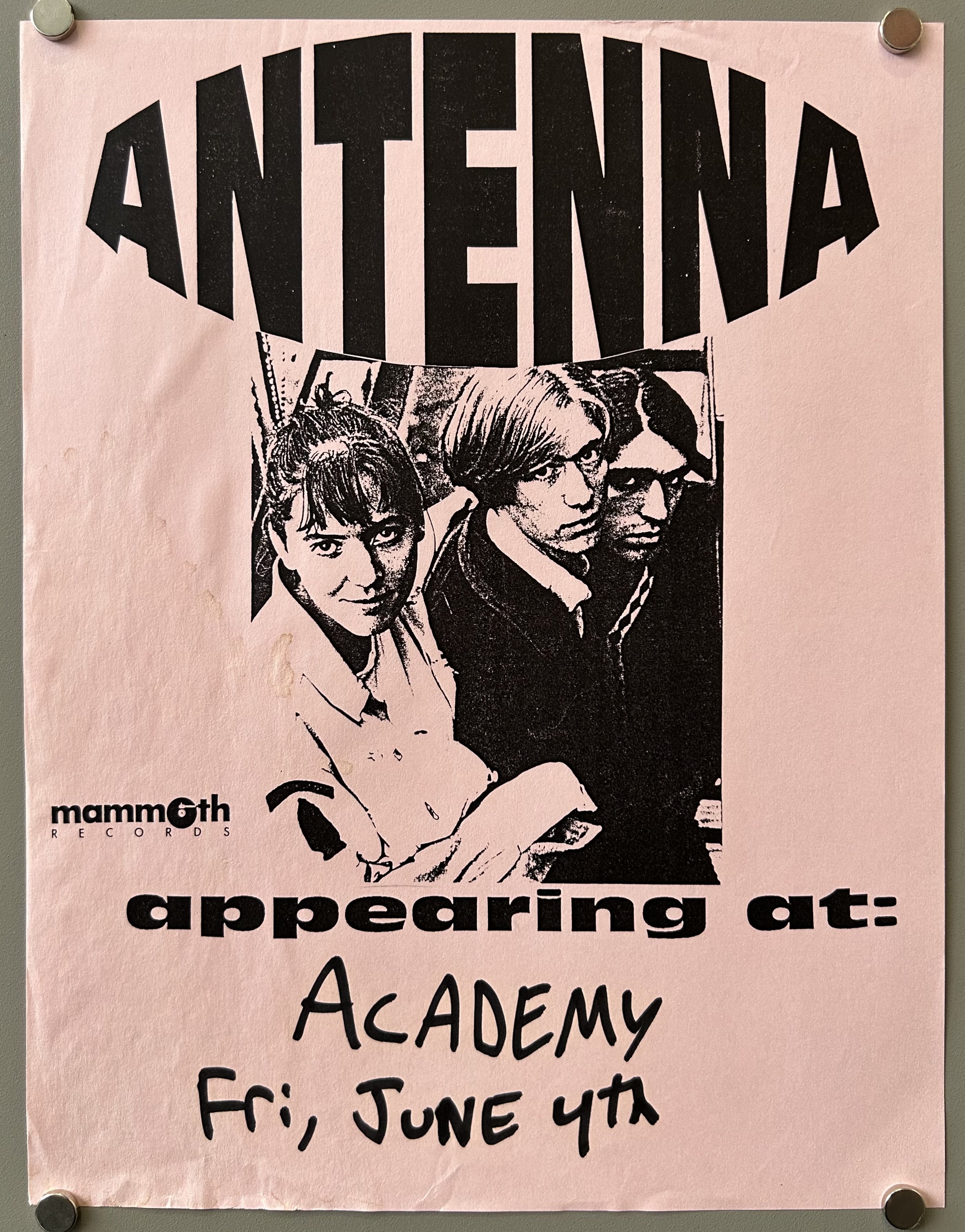 Antenna Appearing at Academy