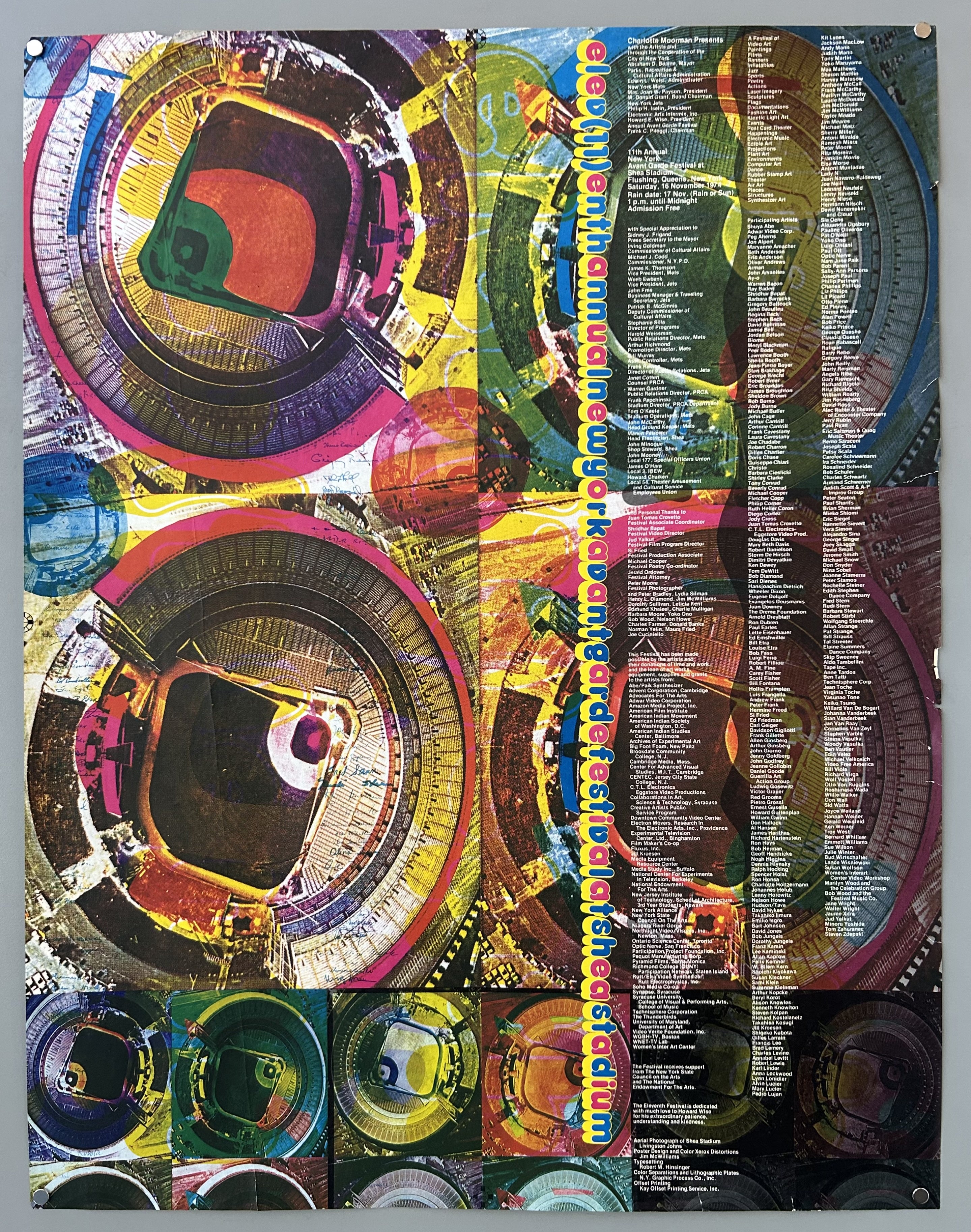 Eleventh Annual New York Avant Garde Poster