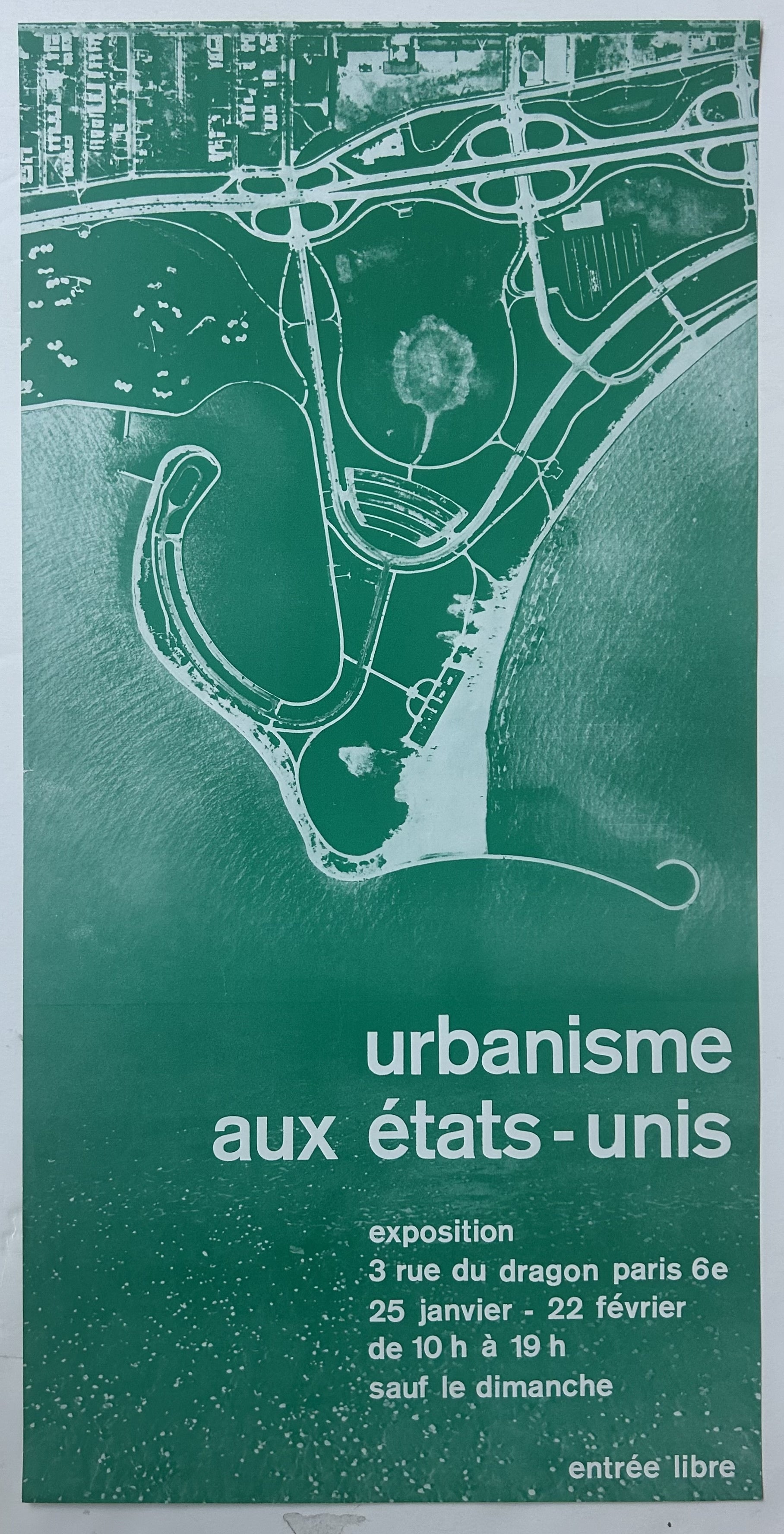 Urbanisme Aux Etats-Unis Poster