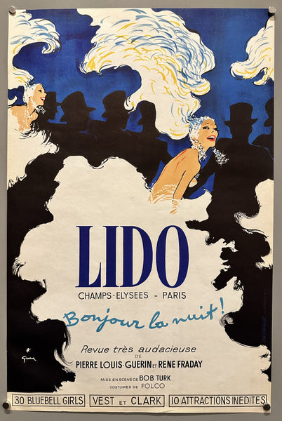 Lido Bonjour La Nuit! (Paper) – Poster Museum