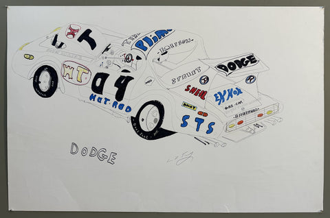 Link to  "Dodge" Race Car Illustration 4United States, 2020  Product