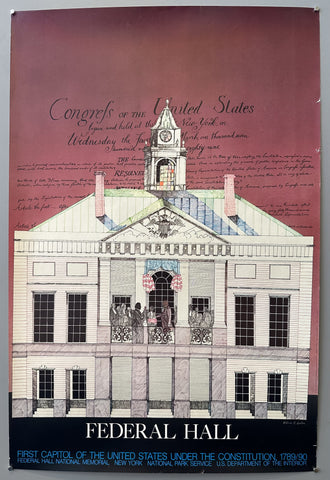 Link to  Federal Hall PosterUnited States, 1976  Product
