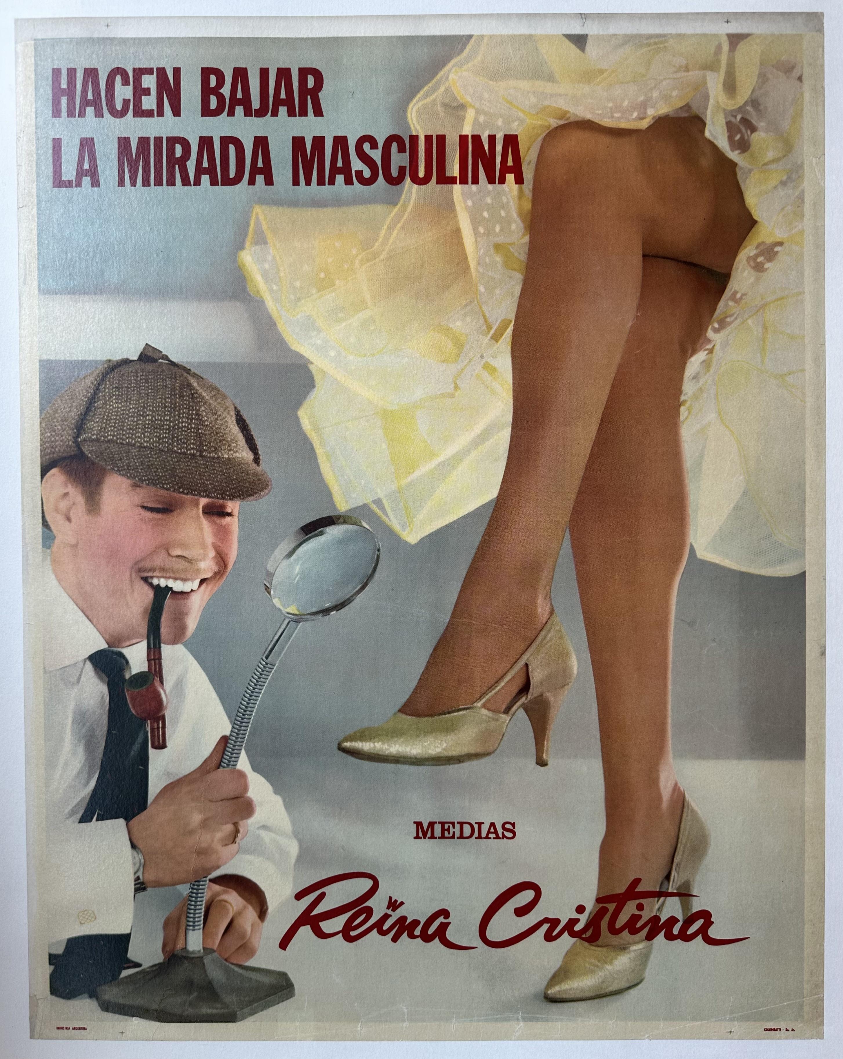 A man stares at a woman's legs