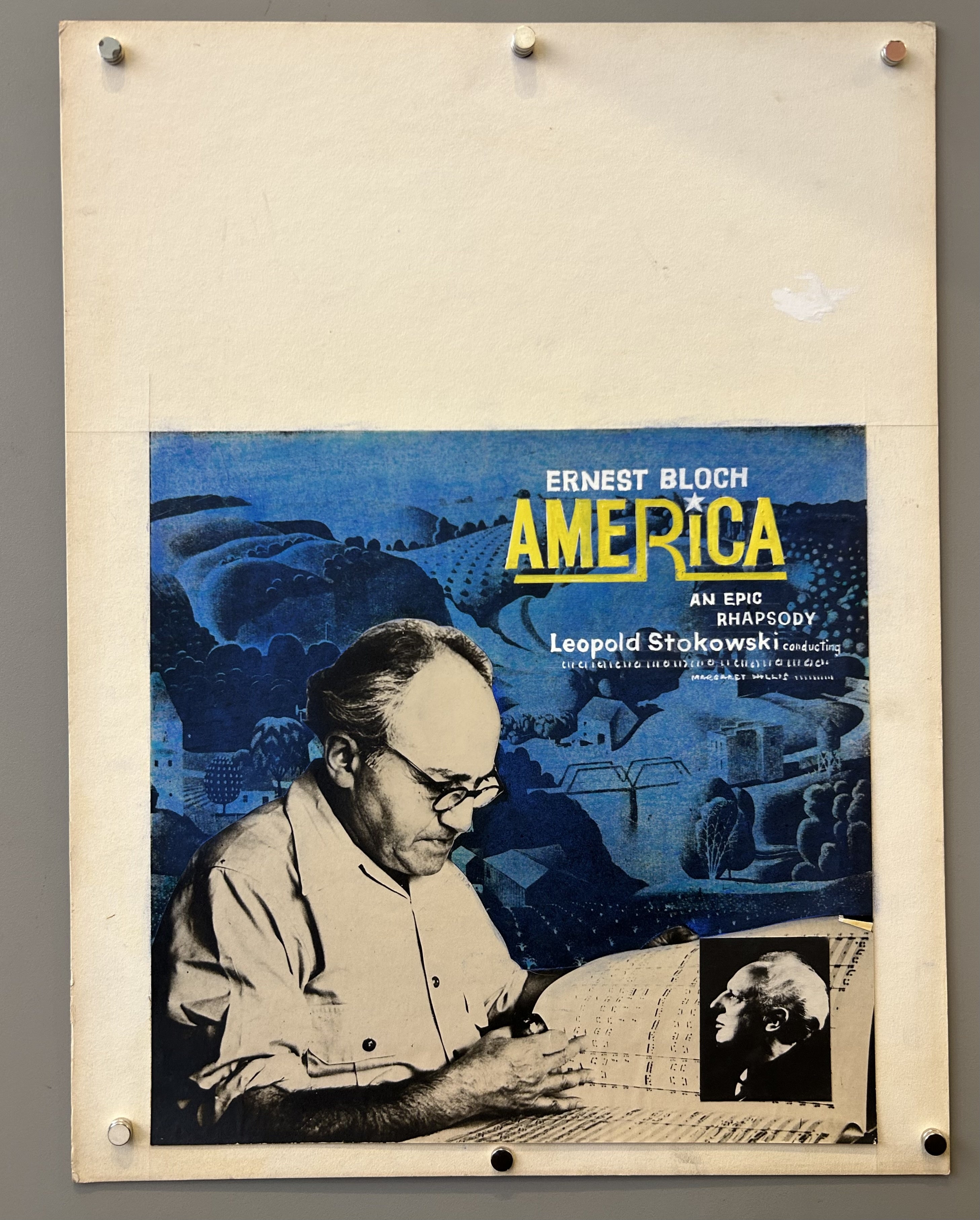 Ernest Bloch America An Epic Rhapsody (Blue and Yellow)