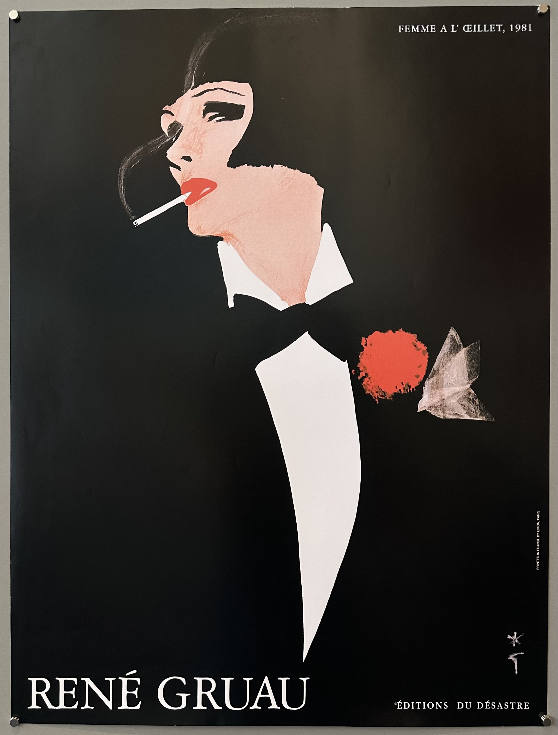 Femme a l'Œillet (Paper)