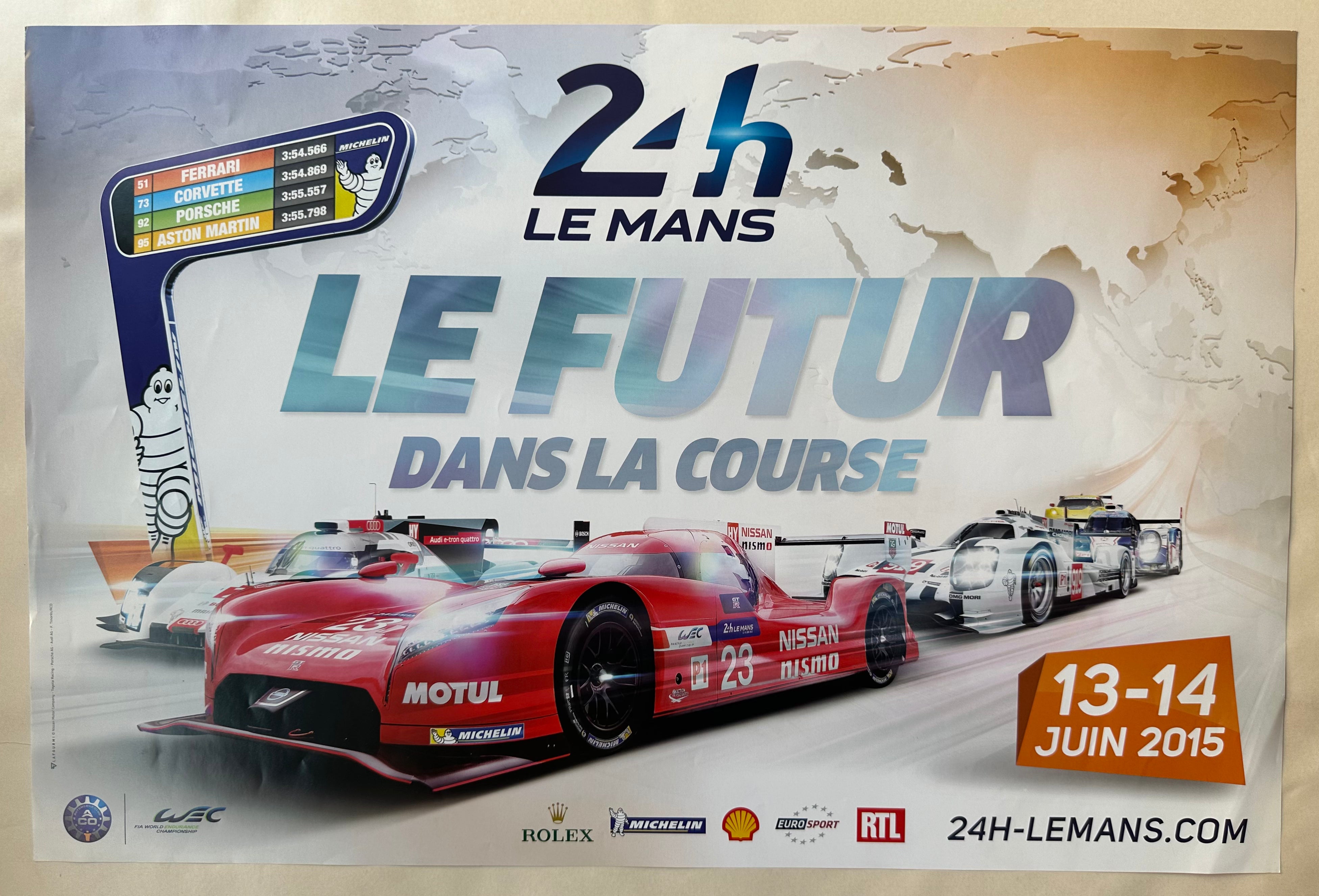 24 Heures Du Mans 2015 Poster