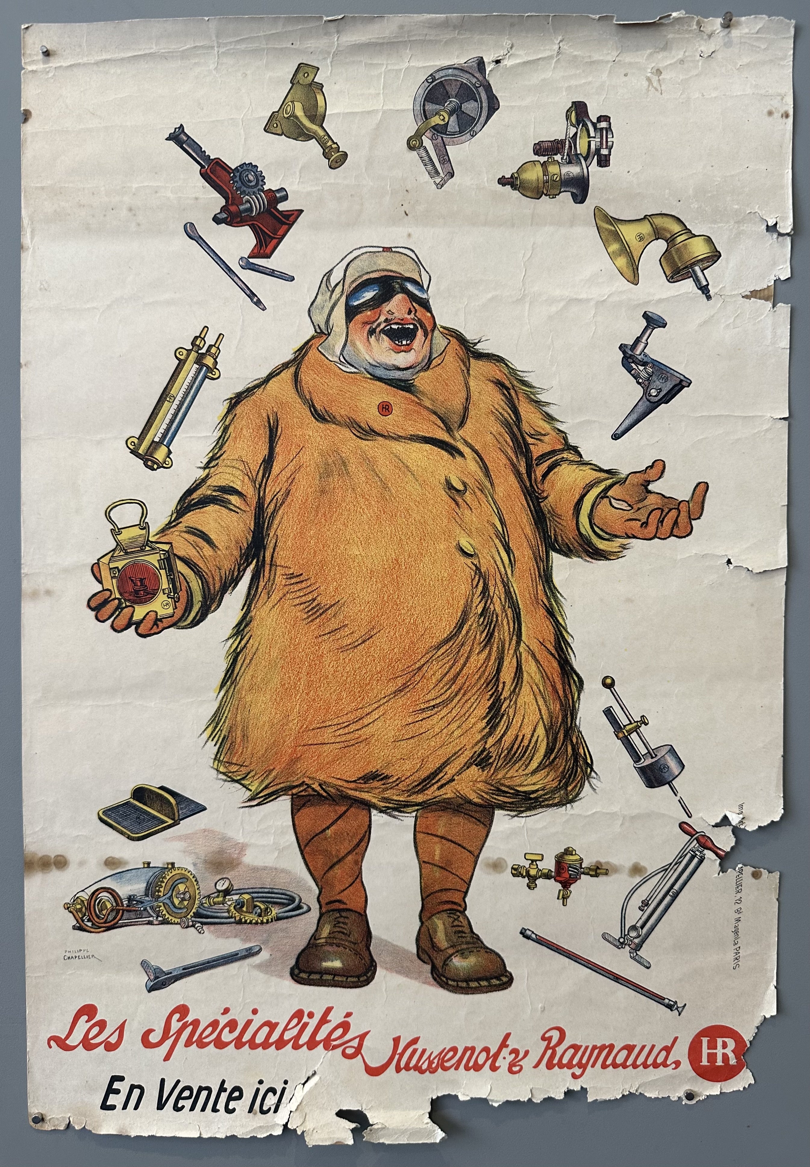 Les Specialites Hussenot y Raynaud Poster