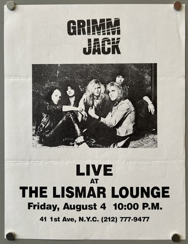Link to  Grimm Jack Live at The Lismar LoungeUSA, c. 1980s  Product