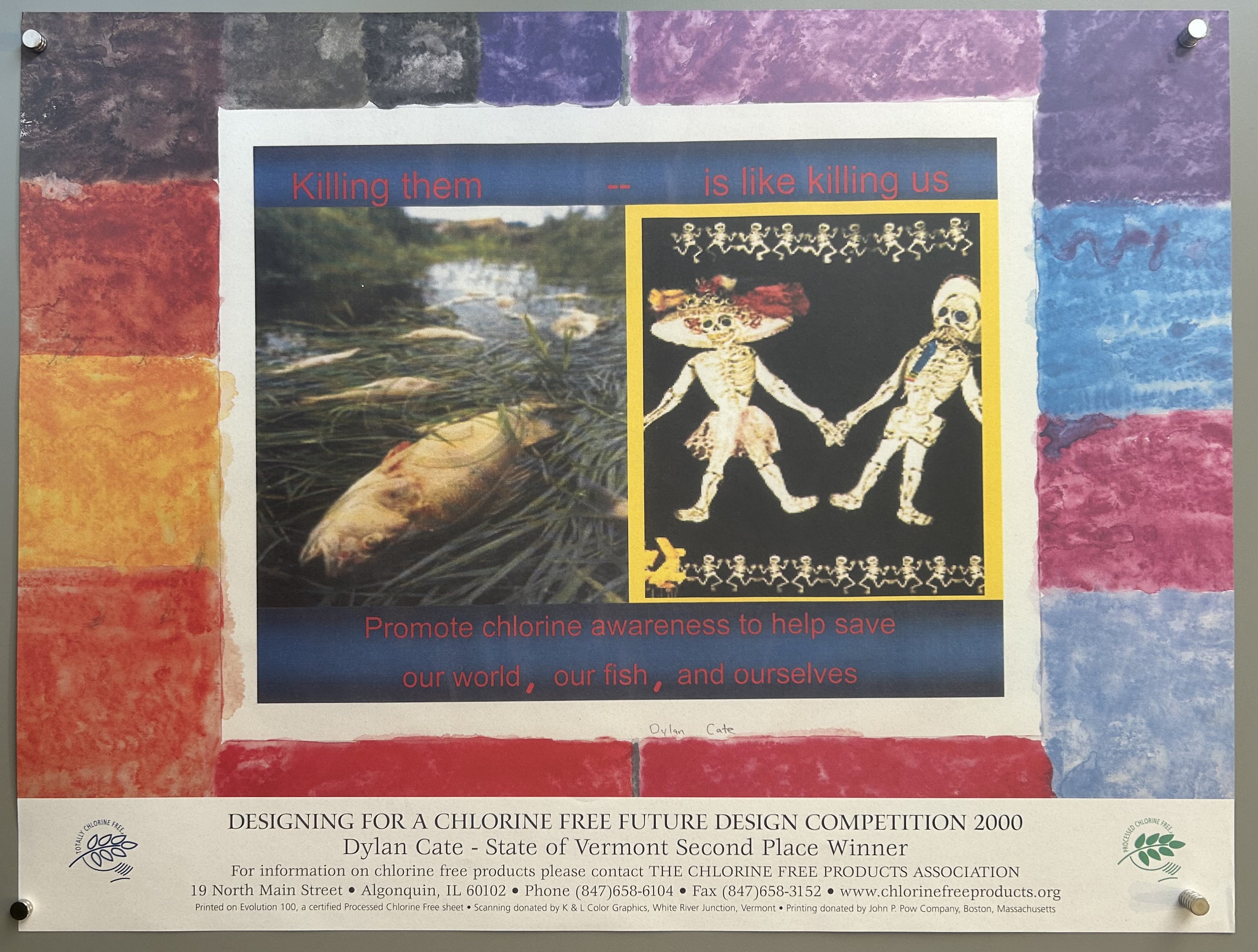 children's illustration framed by text