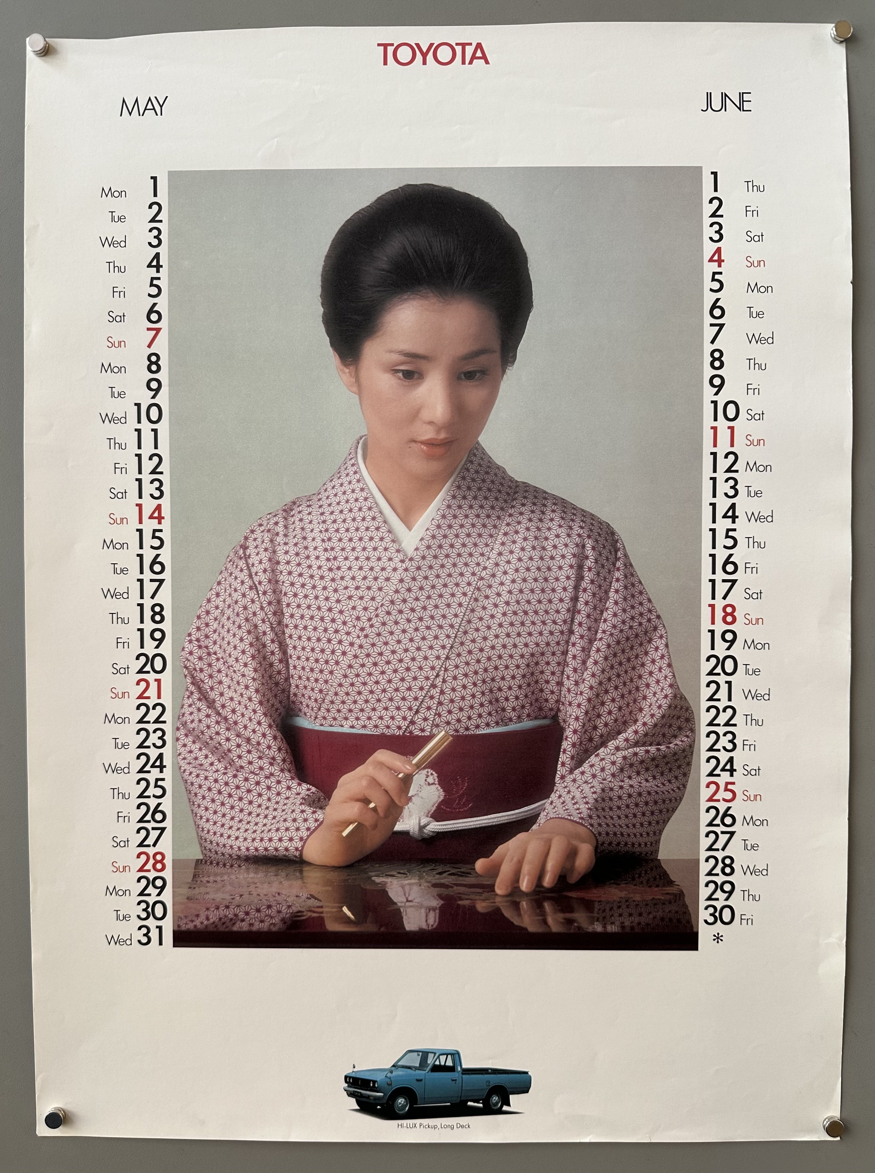 Toyota Calendar May/June