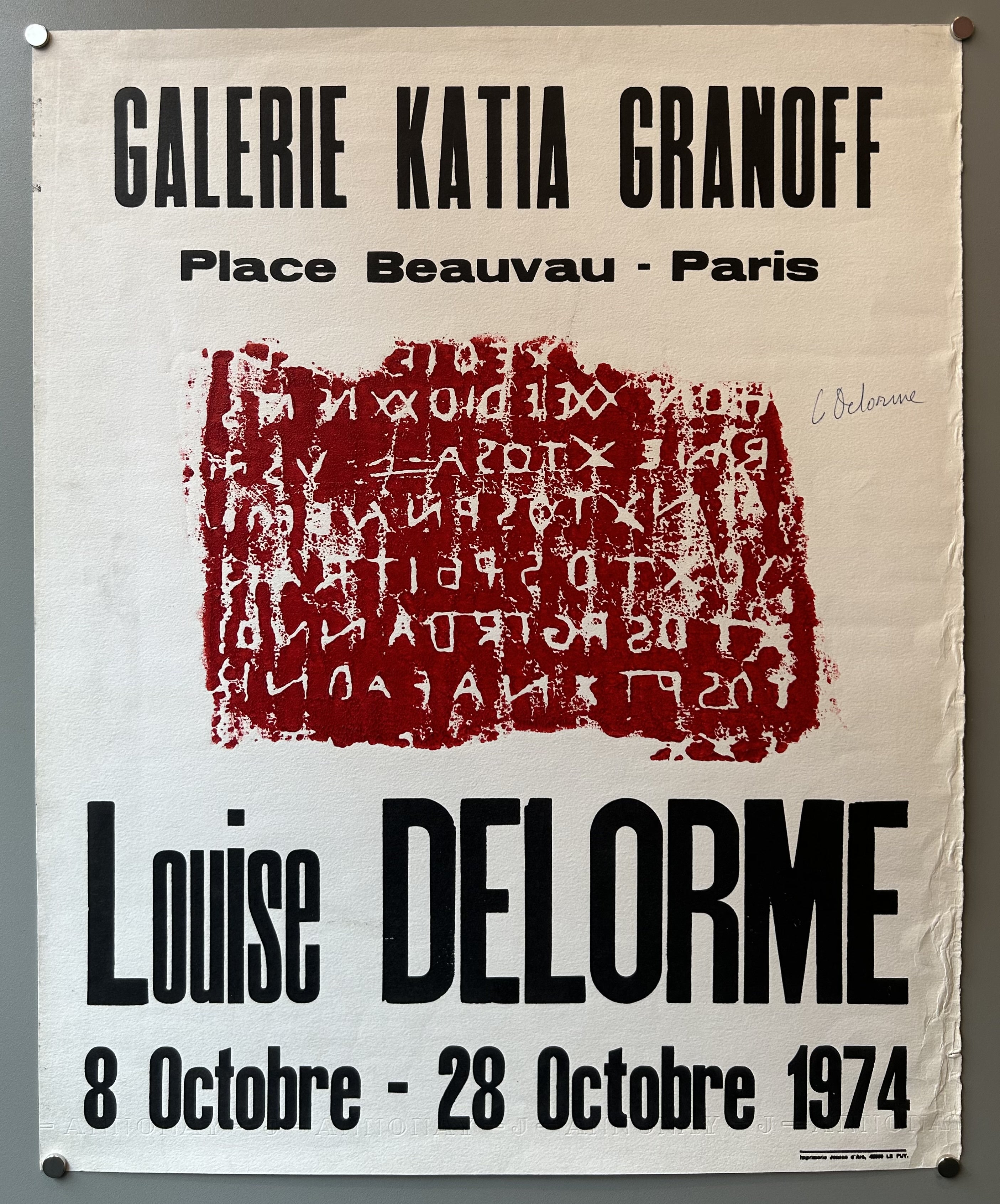 Louise Delorme Galerie Katia Granoff