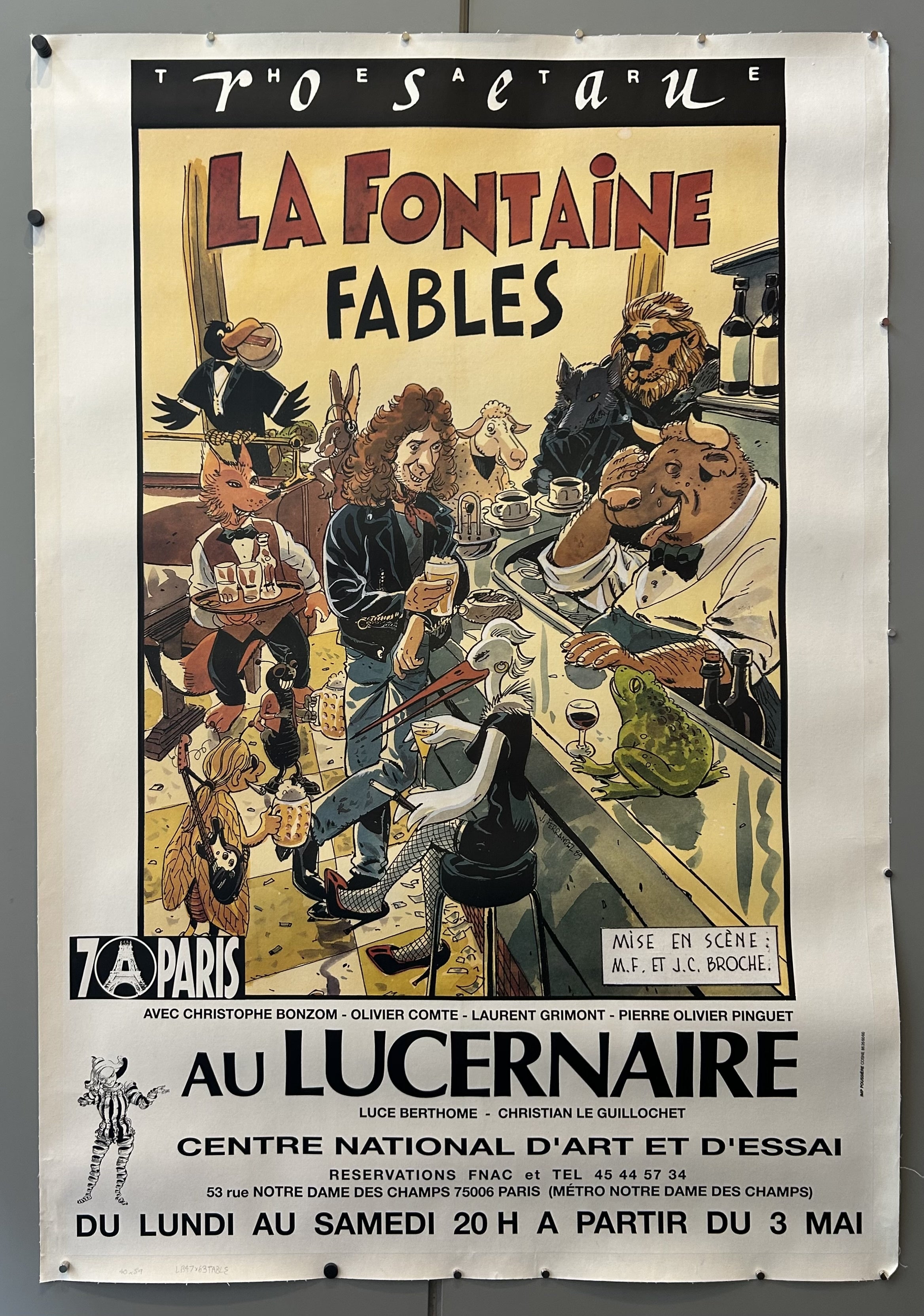 La Fontaine Fables au Lucernaire