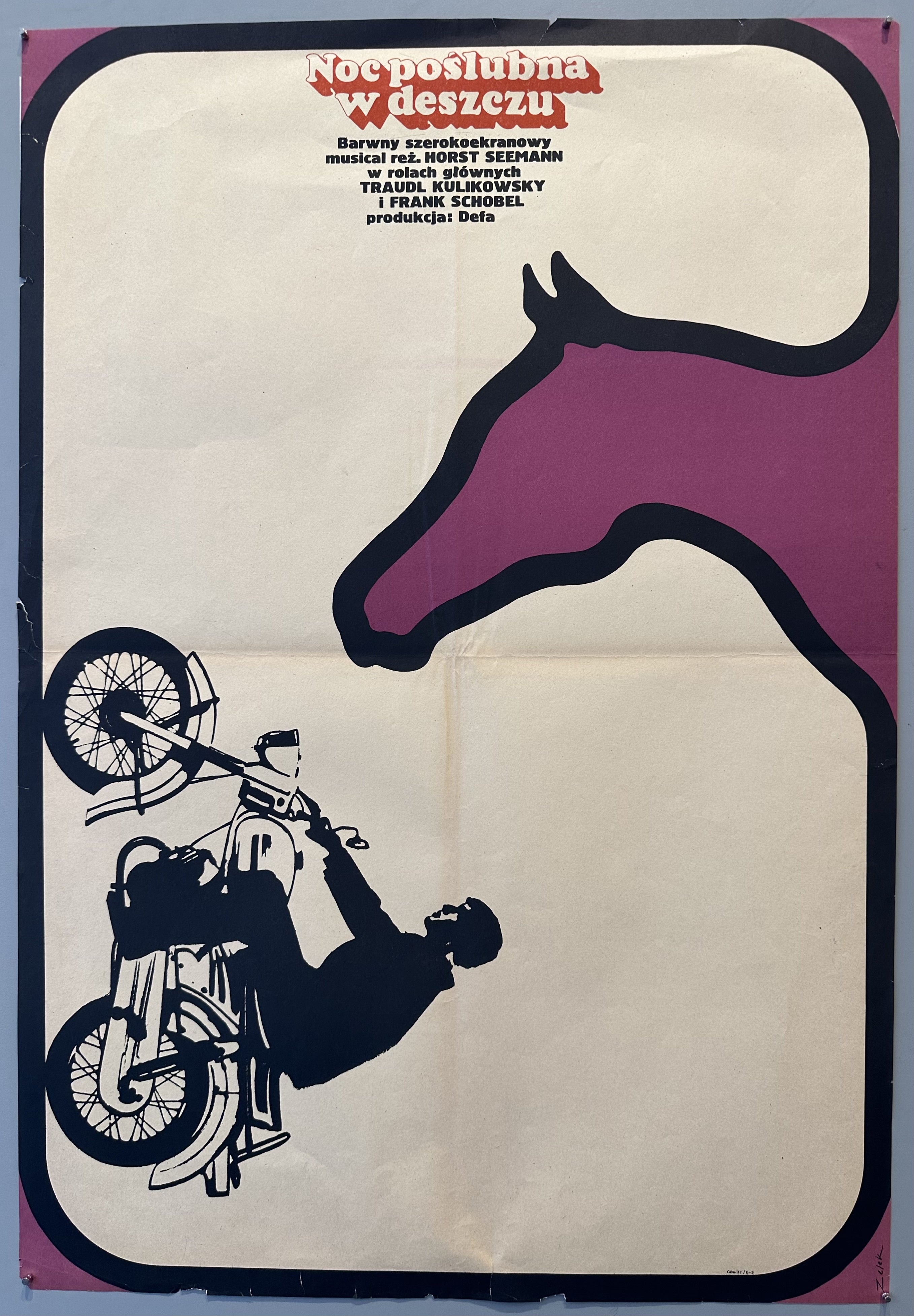 Noc Poslubna w Deszczu Poster