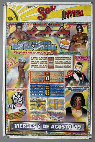 Link to  Lucha Libre AAA PosterMexico, 1999  Product
