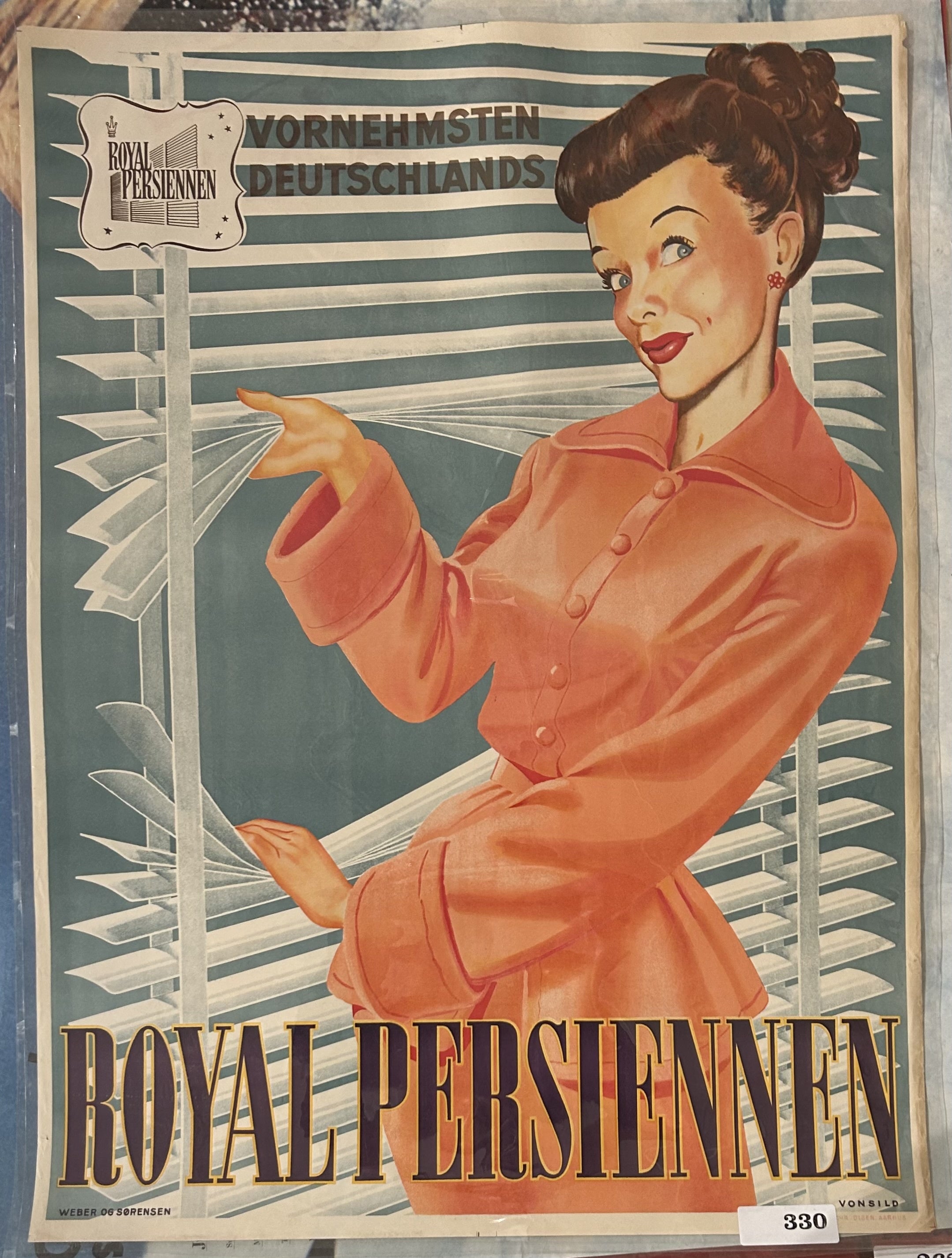 woman looking through a window