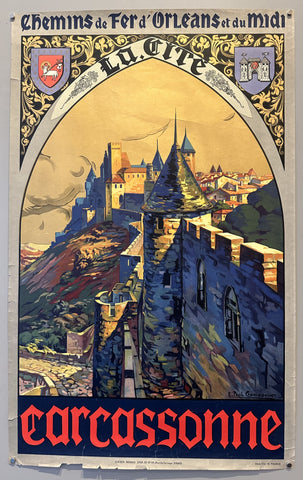 Link to Carcassonne Chemin de Fer d'Orléans et du MidiFrance, 1919 Product