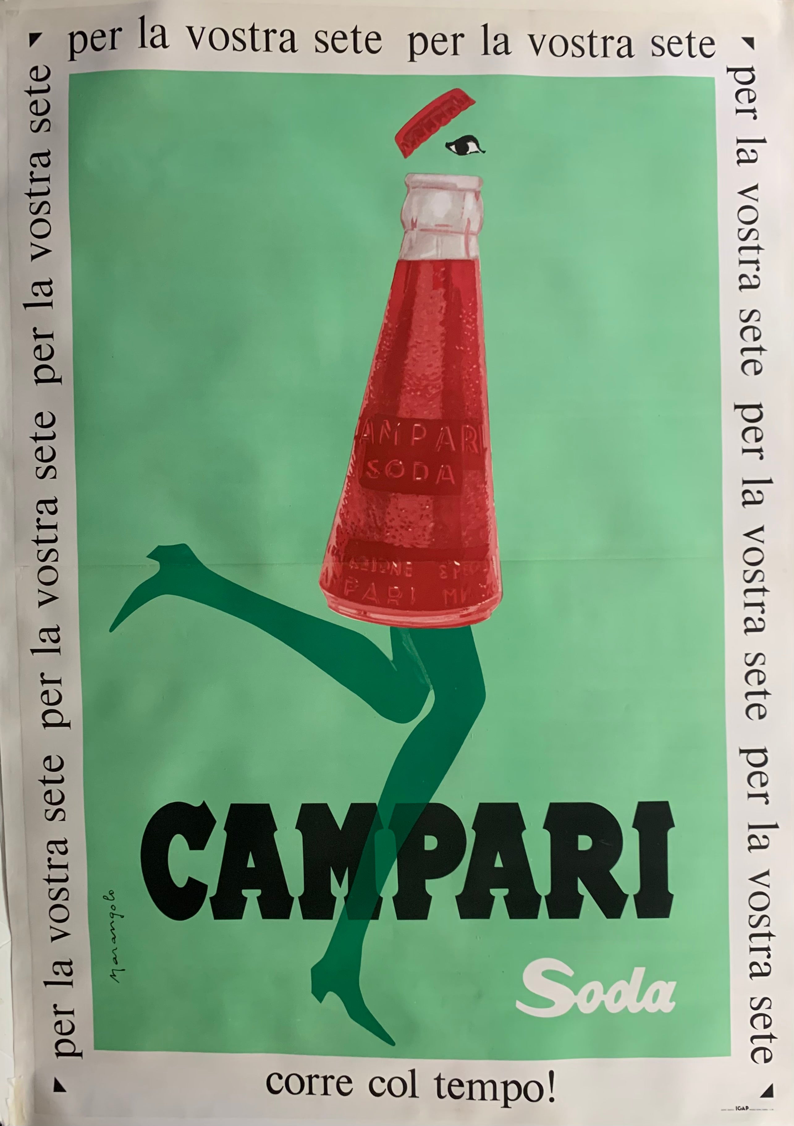Campari Soda, Corre col tempo, per la vostra sete ✓