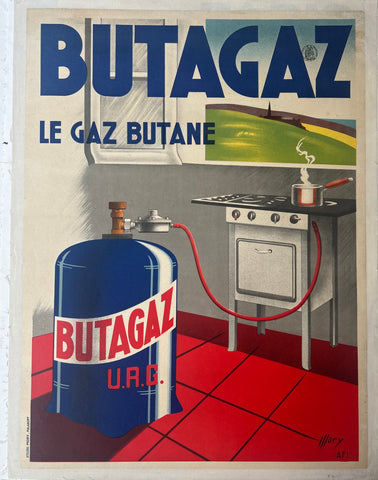 Link to  Butagaz Poster #1✓France, c. 1940  Product