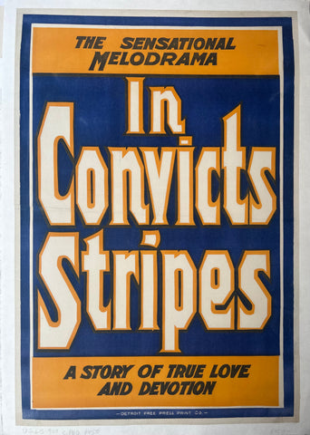 Link to  In Convicts Stripes Poster ✓U.S.A, c. 1885  Product
