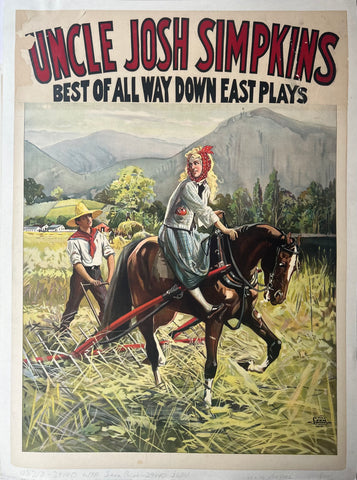 Link to  Uncle Josh Simpkins Poster ✓U.S.A, c. 1900  Product