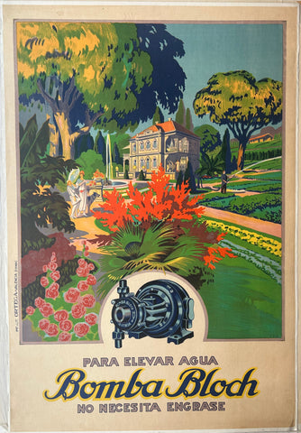 Link to  Bomba Bloch Poster ✓Spain, c. 1935  Product