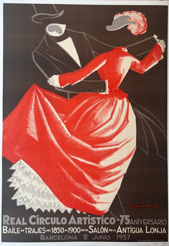 Link to  Real Circulo Artistico Poster ✓Spain, 1957  Product