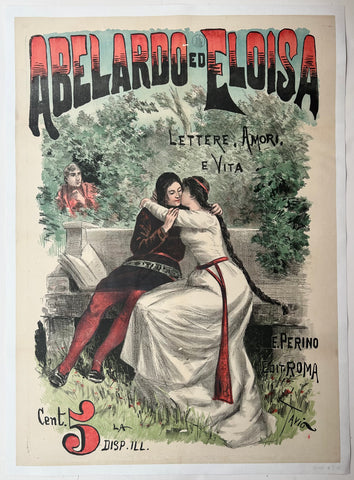 Link to  Abelardo ed Eloisa Poster ✓Italy, c. 1910  Product