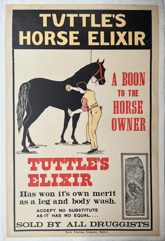 Link to  Tuttle's Horse Elixir PosterU.S.A, c.1910  Product
