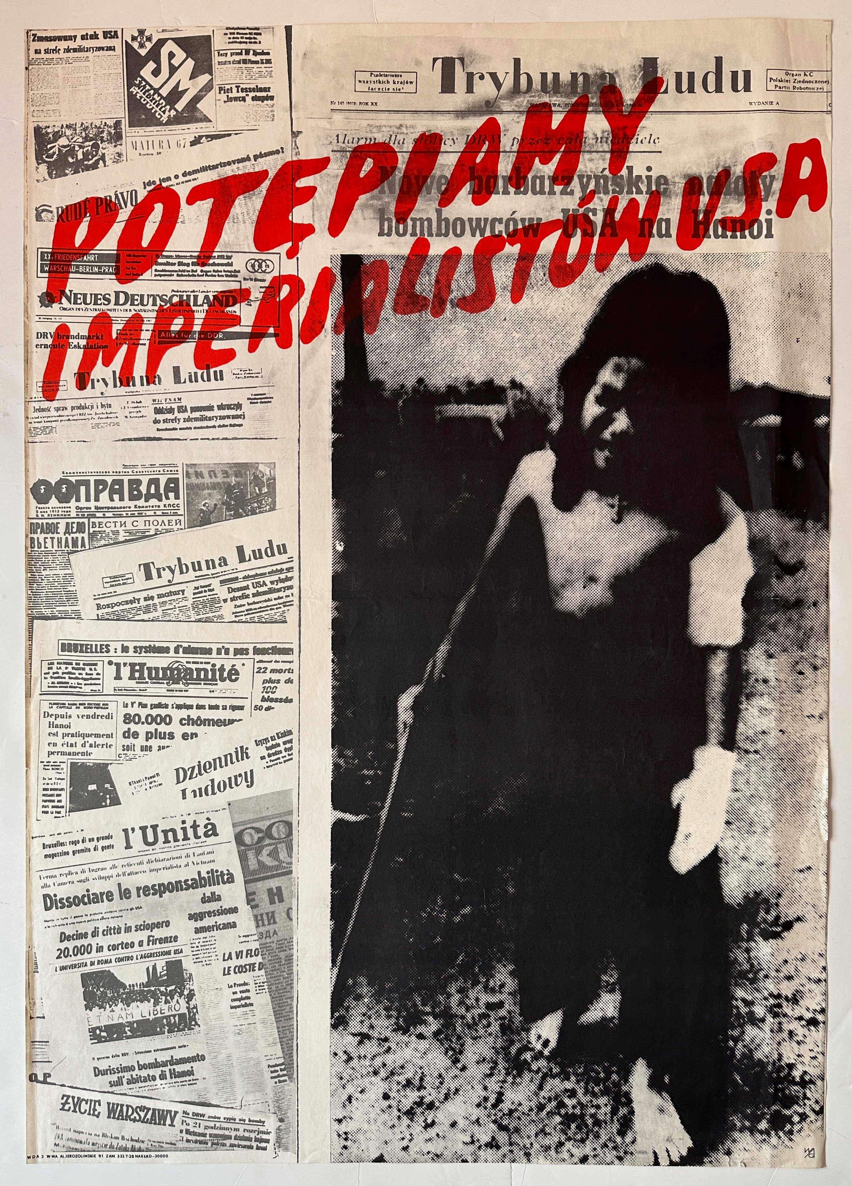 Potępiamy Imperialistow USA Poster