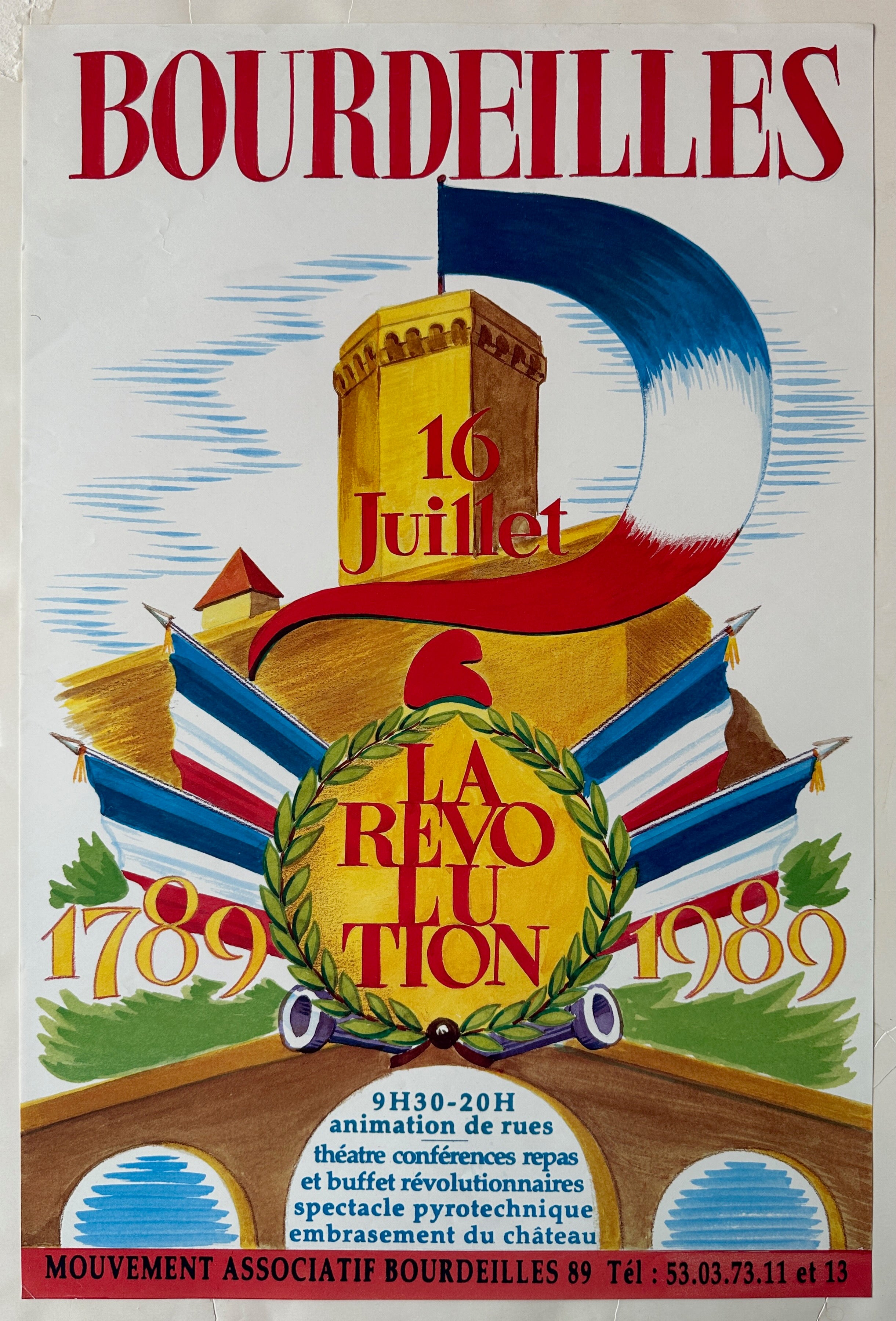 Bourdeilles La Revolution Poster