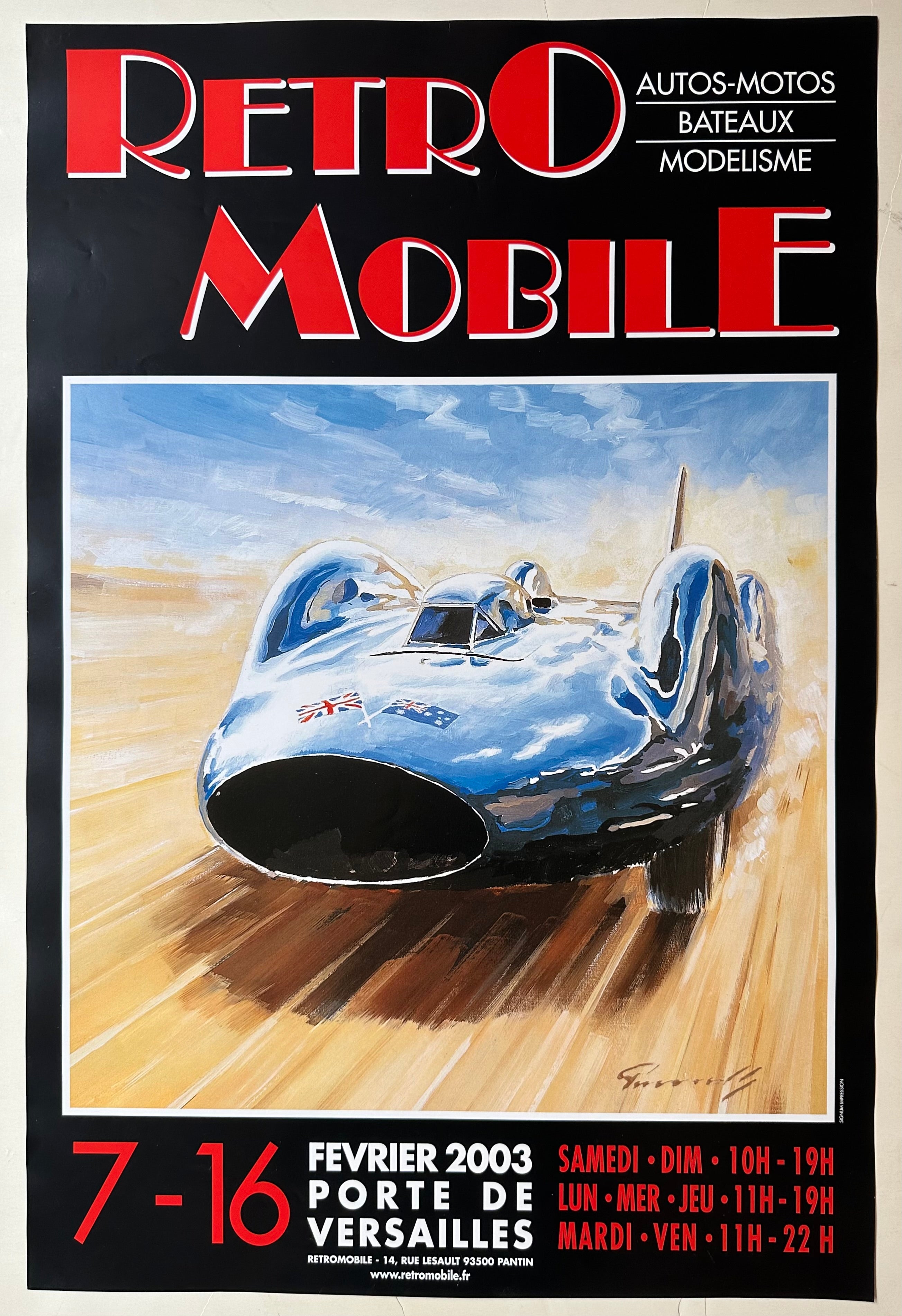 Retromobile 2003 Poster