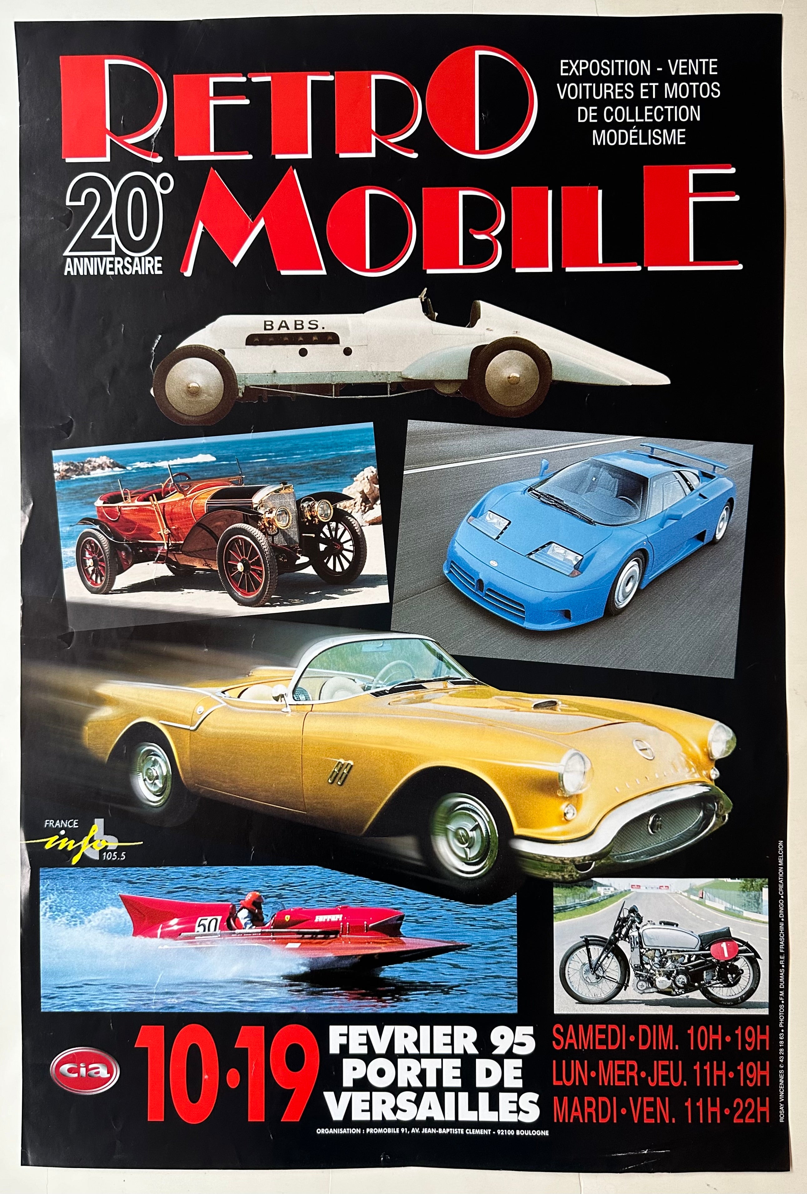 Retromobile 1995 Poster