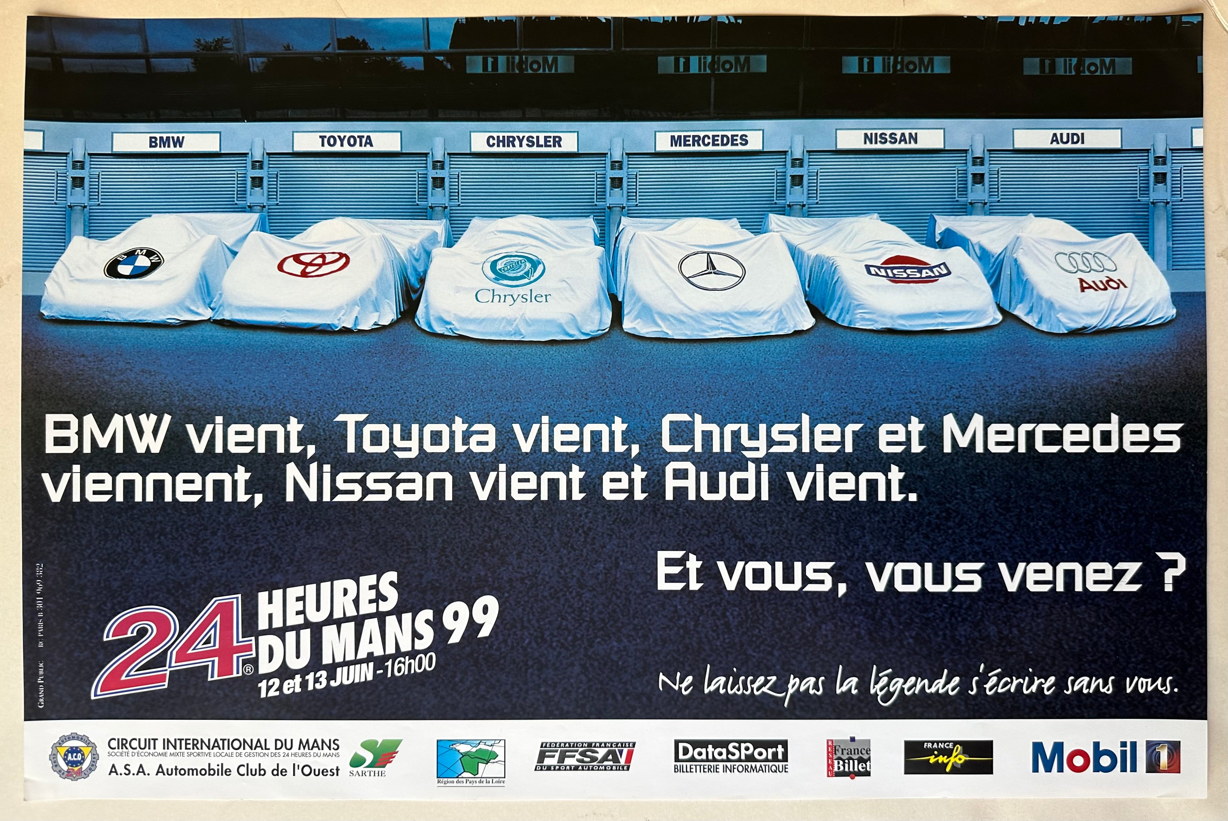 24 Heures Le Mans 1999 Poster