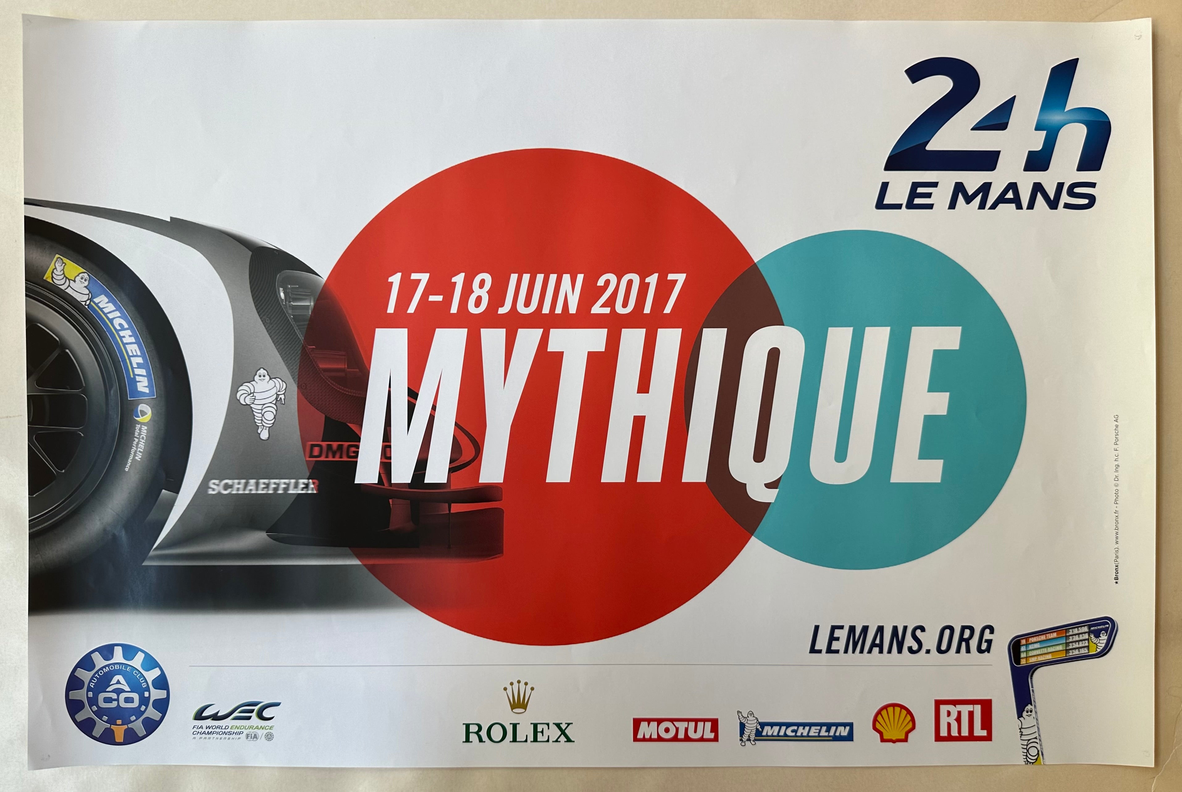24 Heures Le Mans 2017 Poster