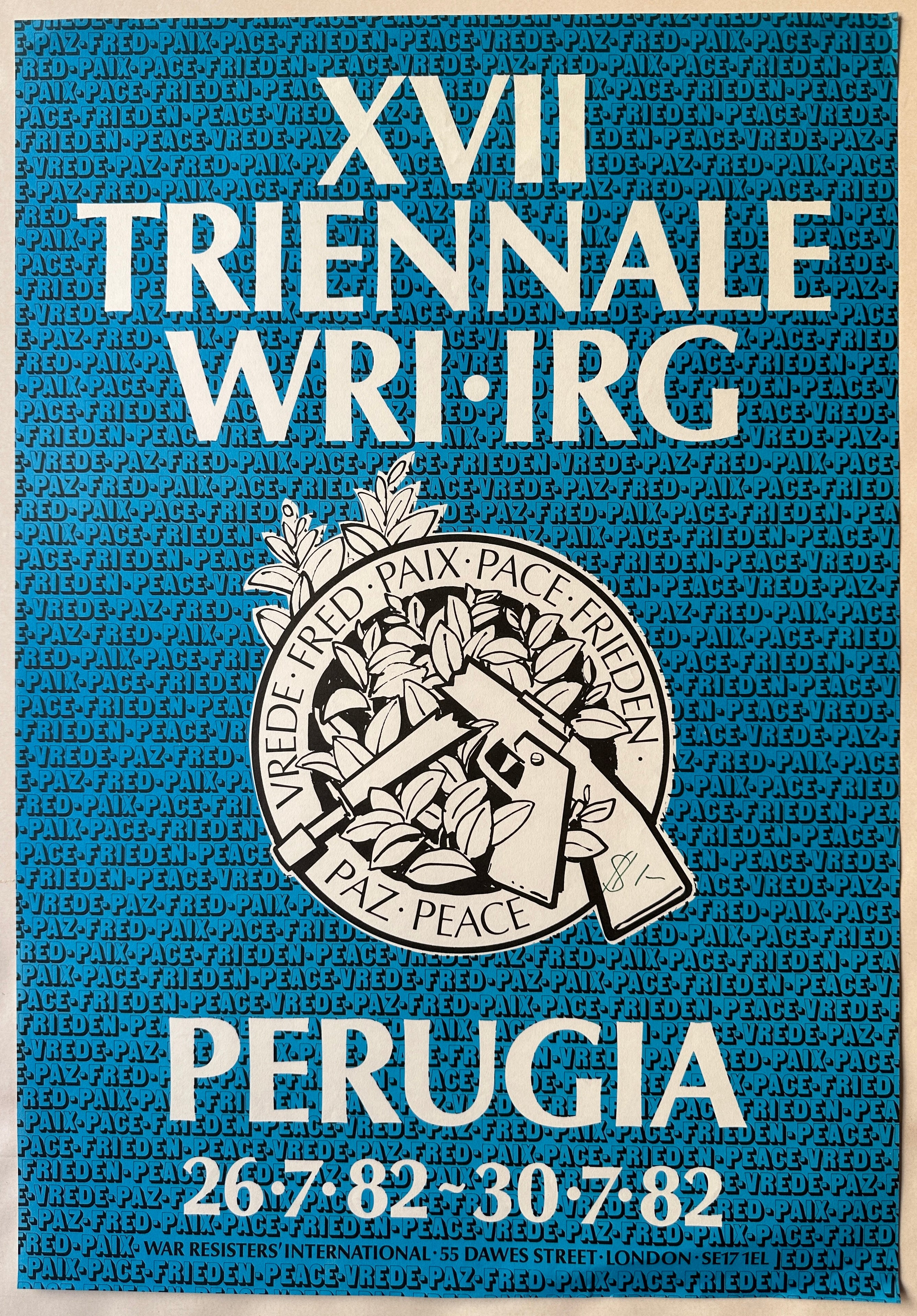 XVI Triennale Perugia Poster ✓