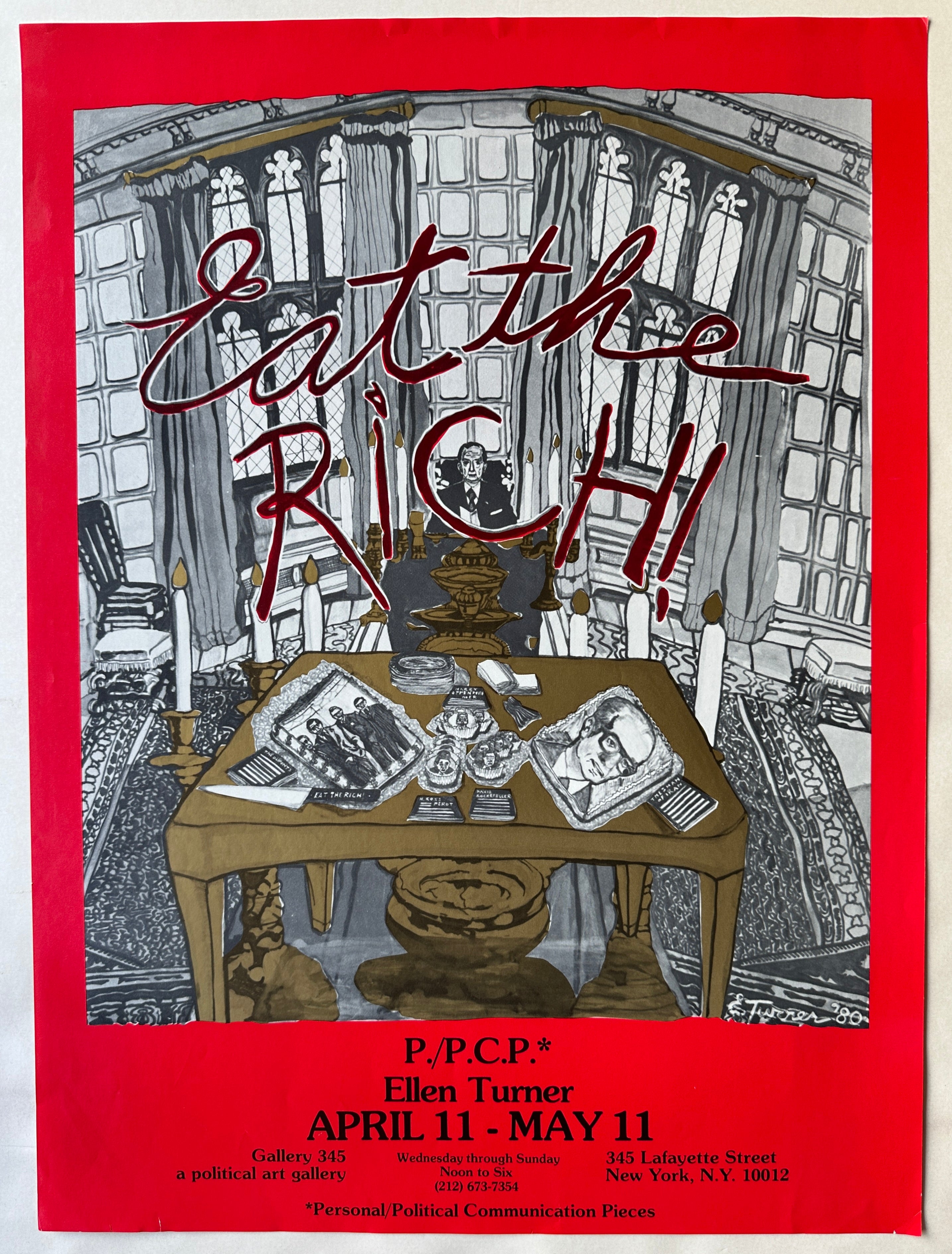 Eat the Rich Poster ✓