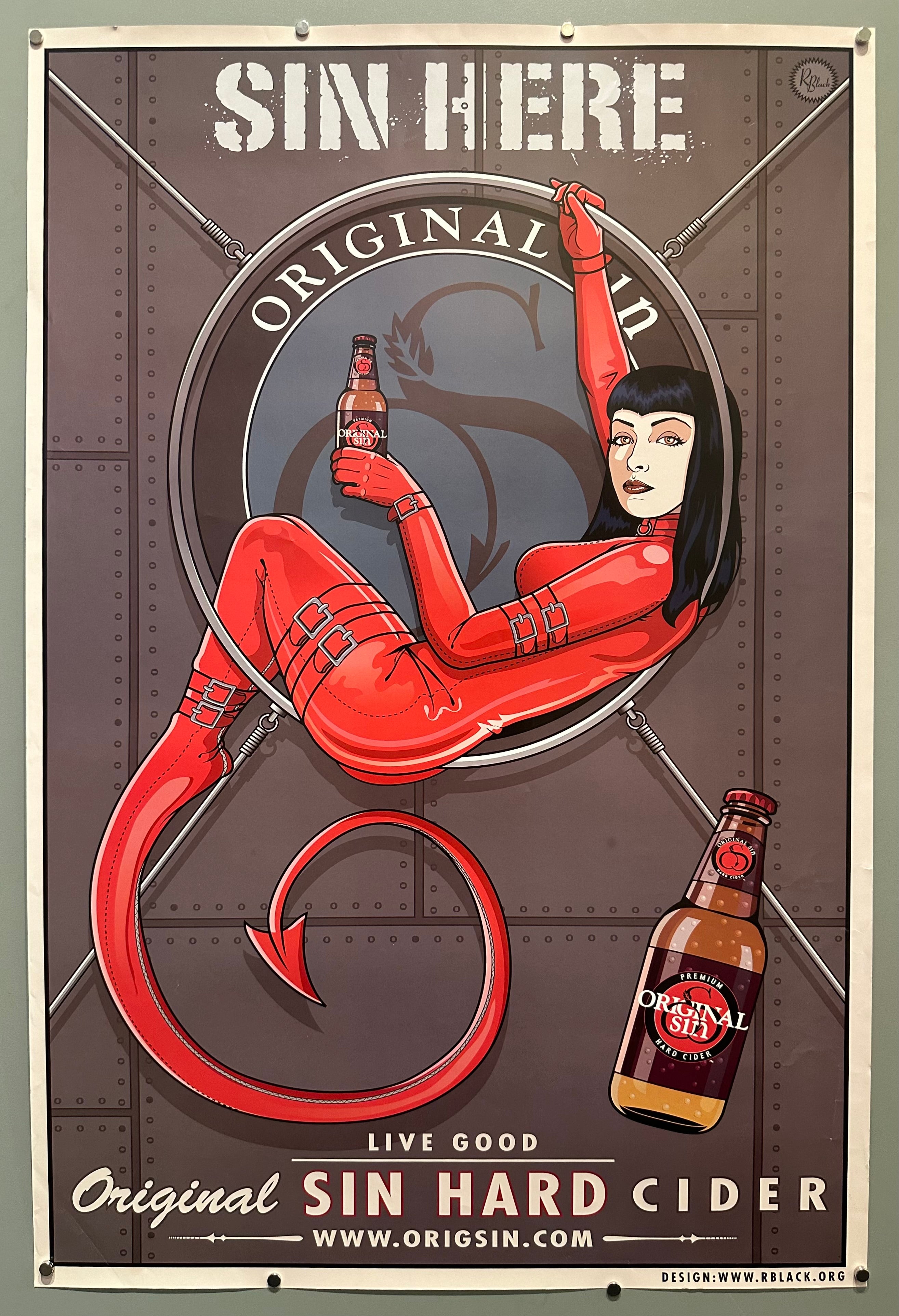 Sin Hard Cider Poster