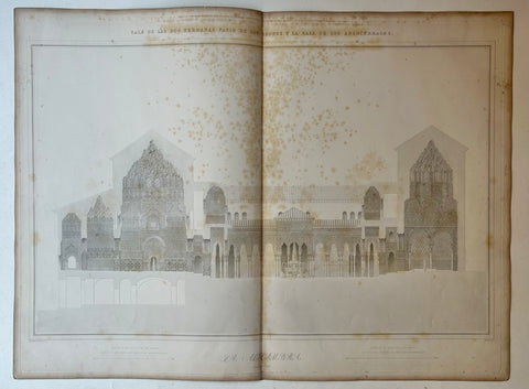 Link to Sala de las dos Hermanas Alhambra Print 3England, c. 1844 Product