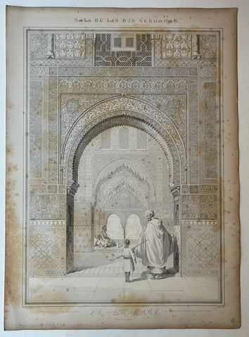 Link to Sala de las dos Hermanas Alhambra Print 11England, c. 1844 Product