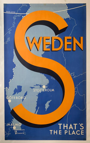 Link to  Sweden That's the Place PosterSweden, c. 1950s  Product