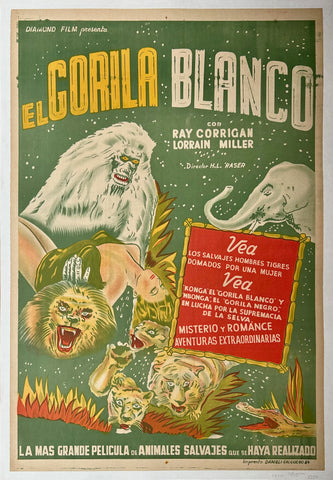 Link to  El Gorila Blanco Film PosterMexico, 1964  Product