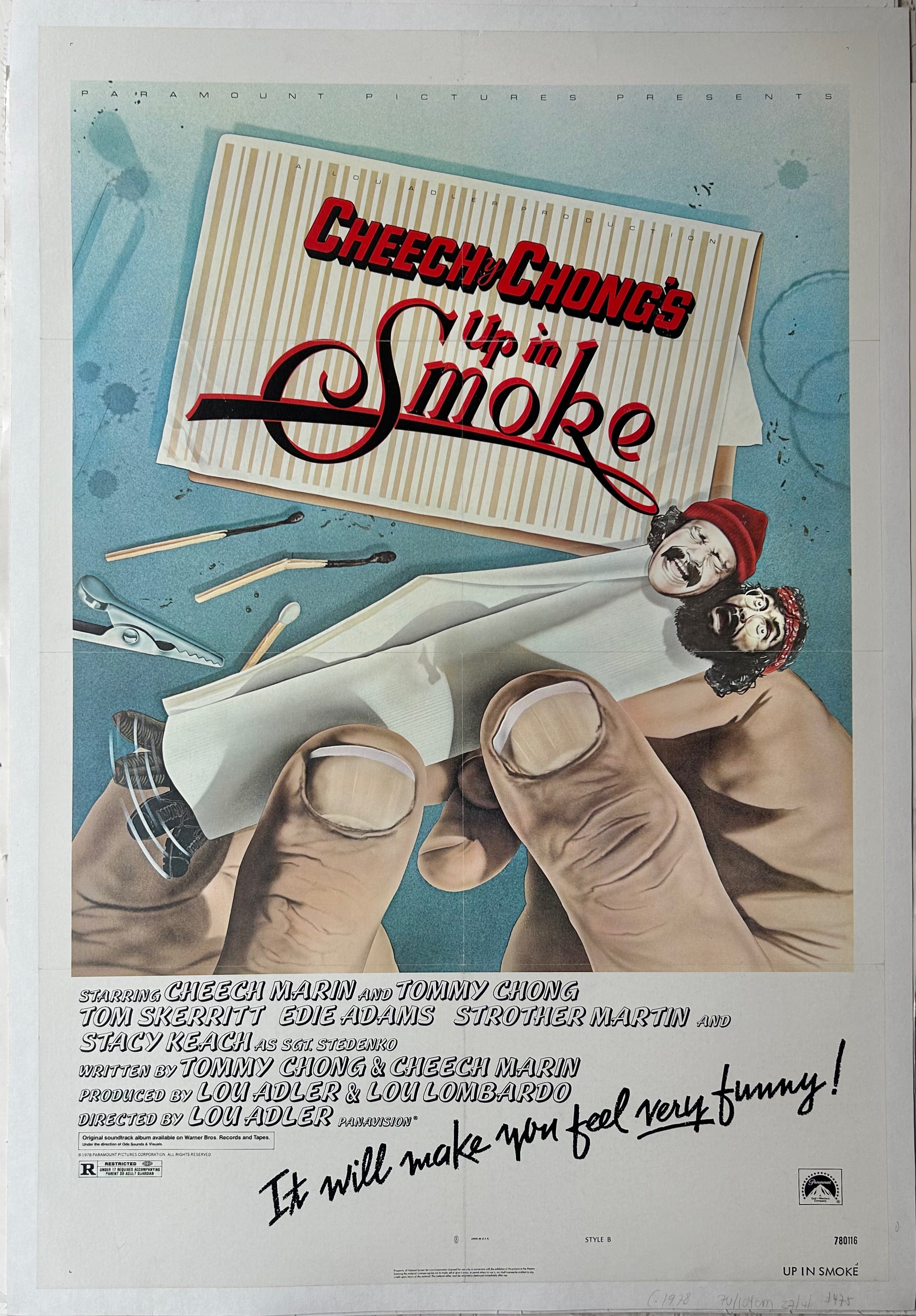 cheech and chong up in smoke poster