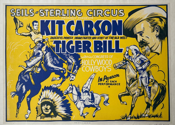 Kit Carson and Tiger Bill – Poster Museum