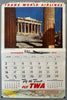 TWA 1956 Calendar: December, January
