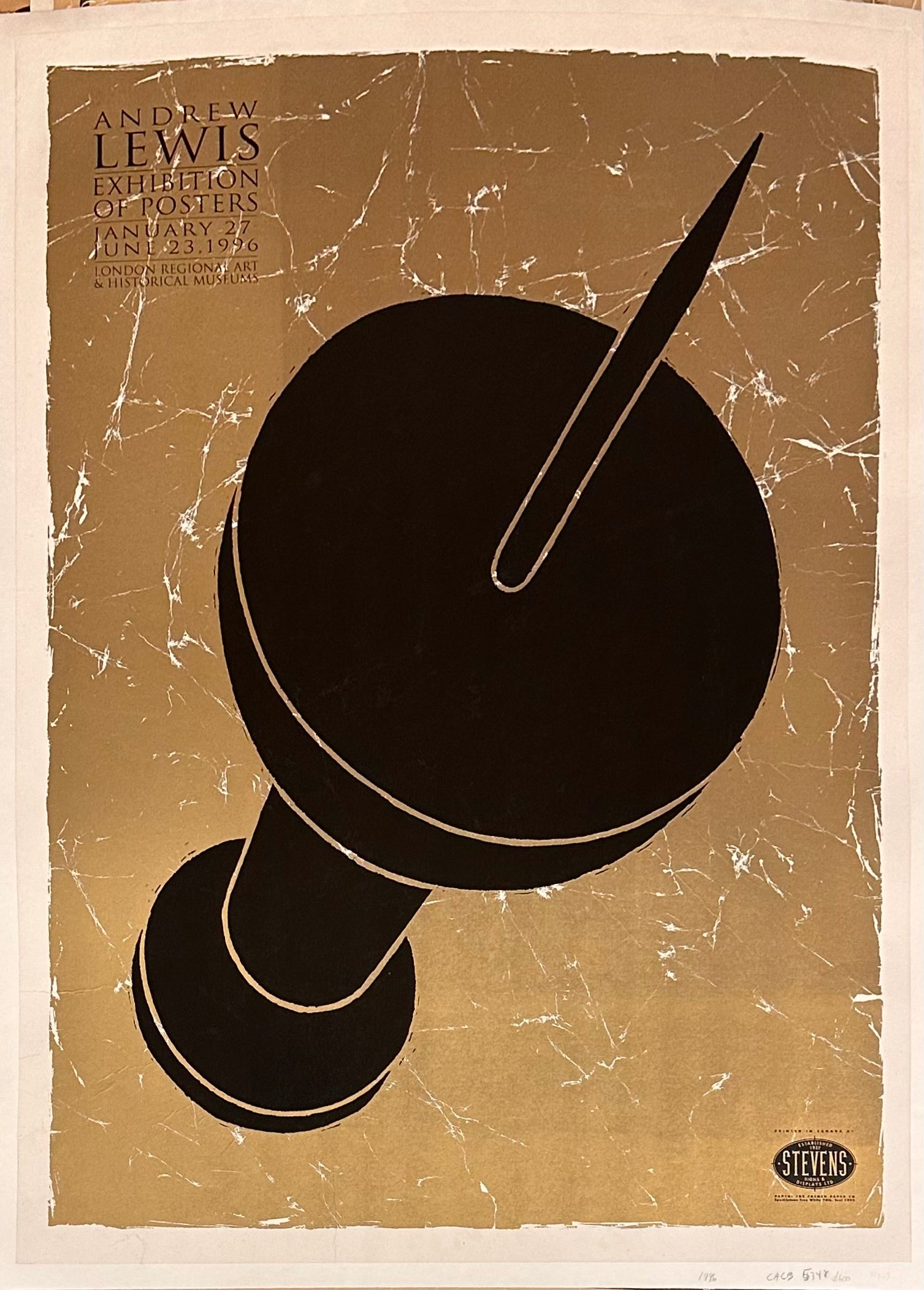 Andrew Lewis Exhibition poster ✓