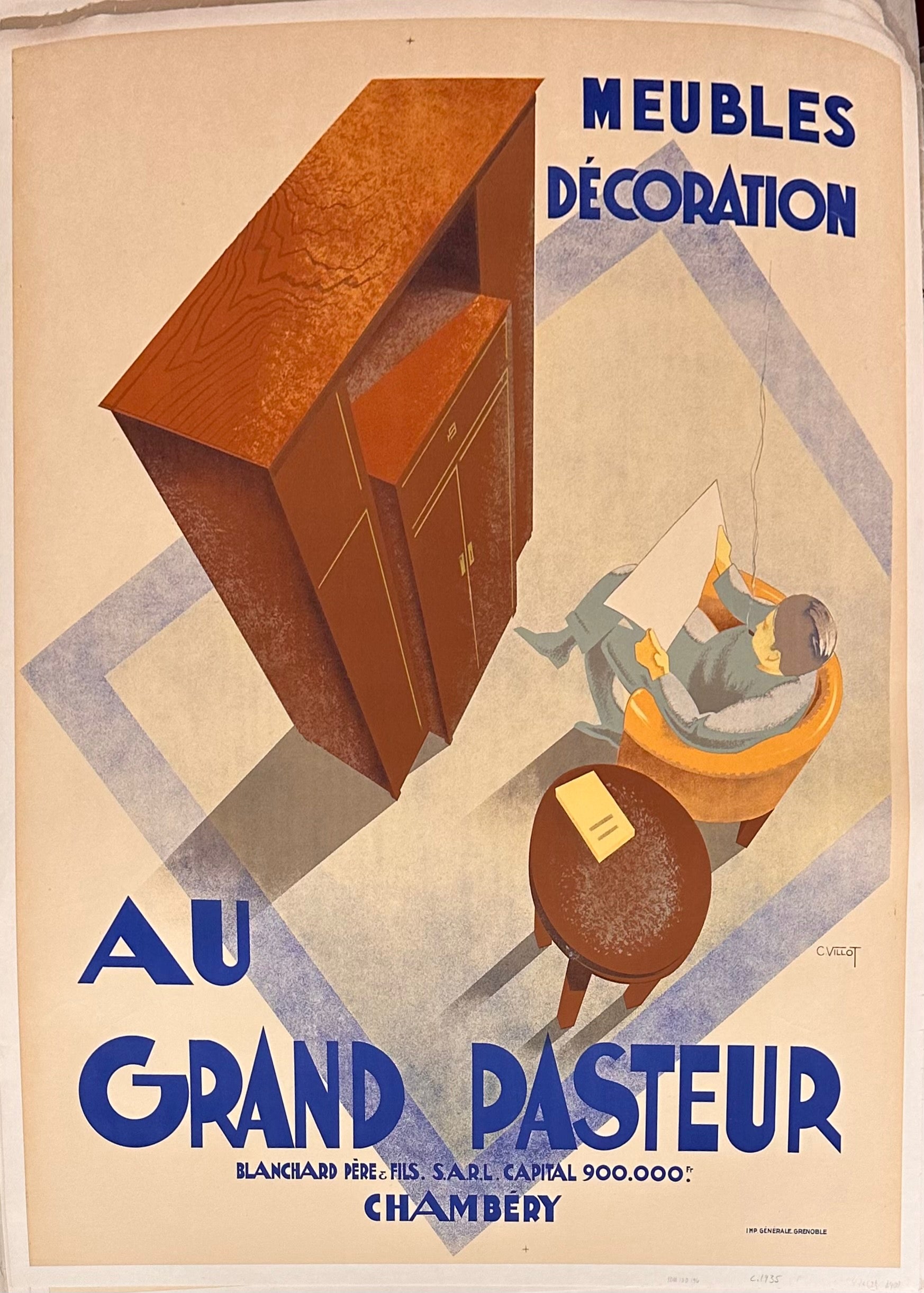 Au Grand Pasteur Poster ✓