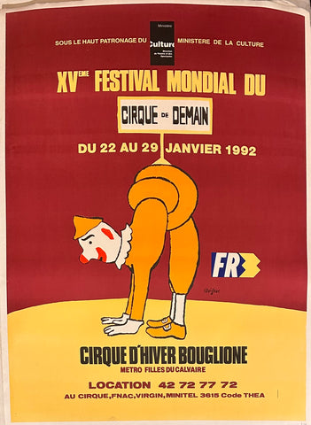 Link to XVI Festival Mondial du Cirque de Demain ✓Savignac c.1970 Product