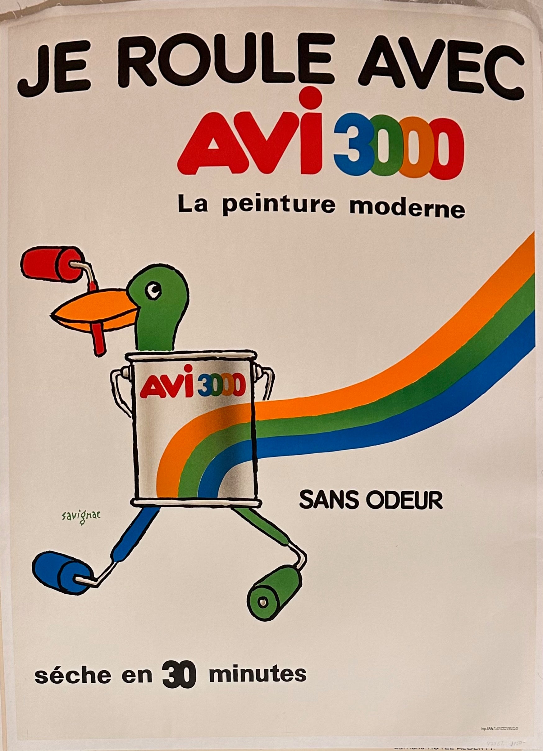 Avi 3000 Paint Poster