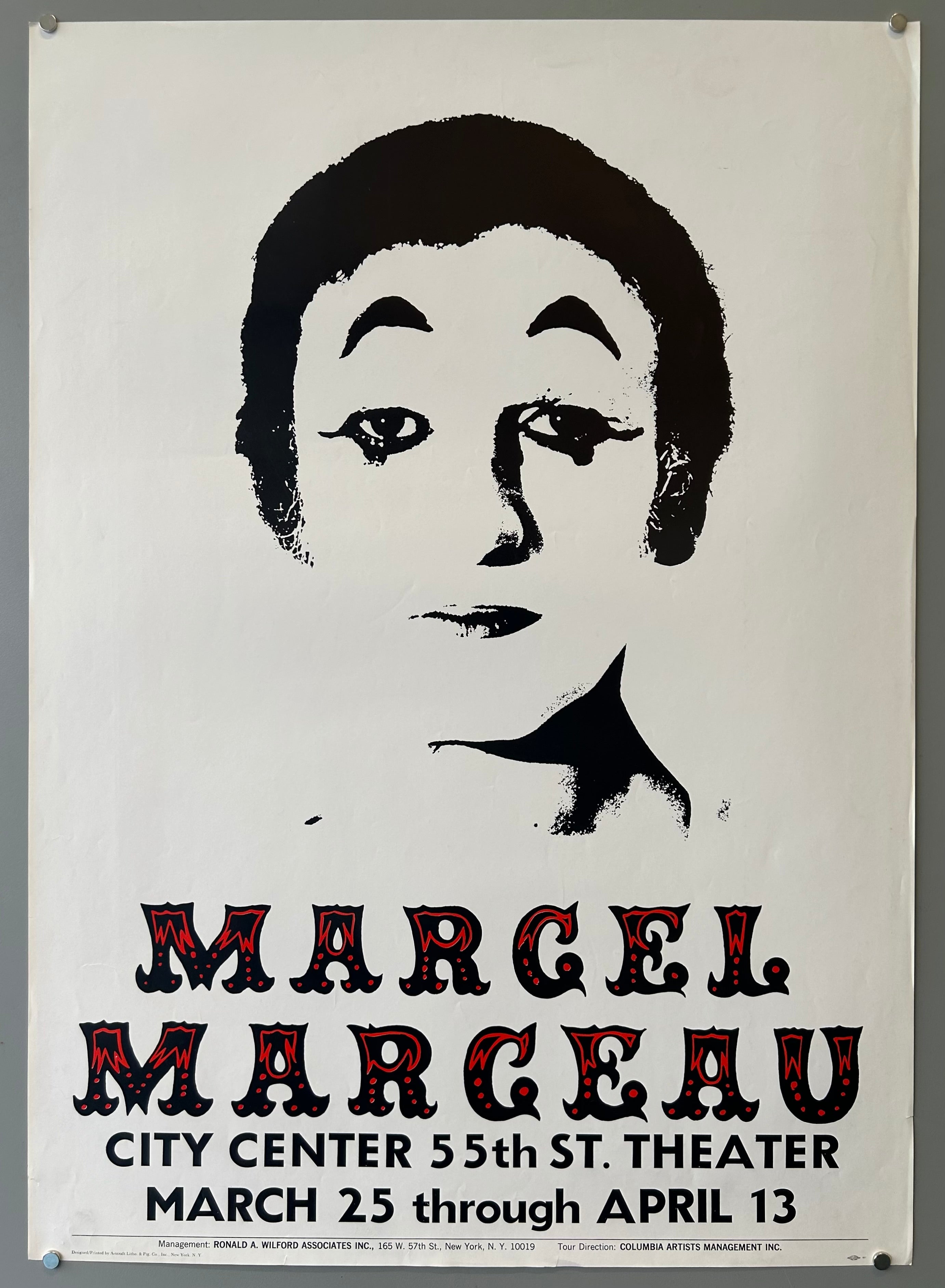 Marcel Marceau Poster